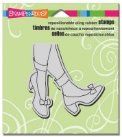 Stampendous Cling Rubber Stamp - Amazing Shoes